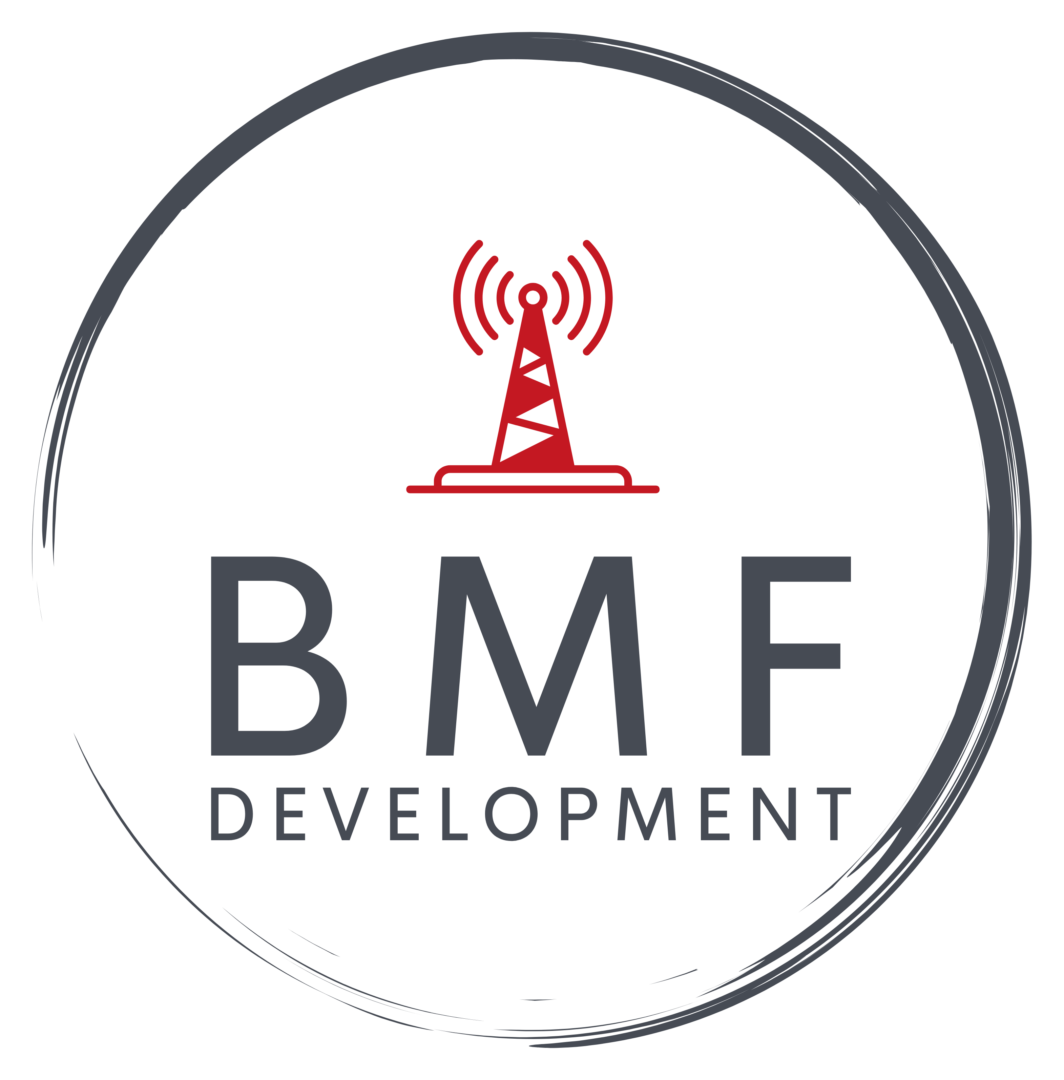 A logo of bmf development